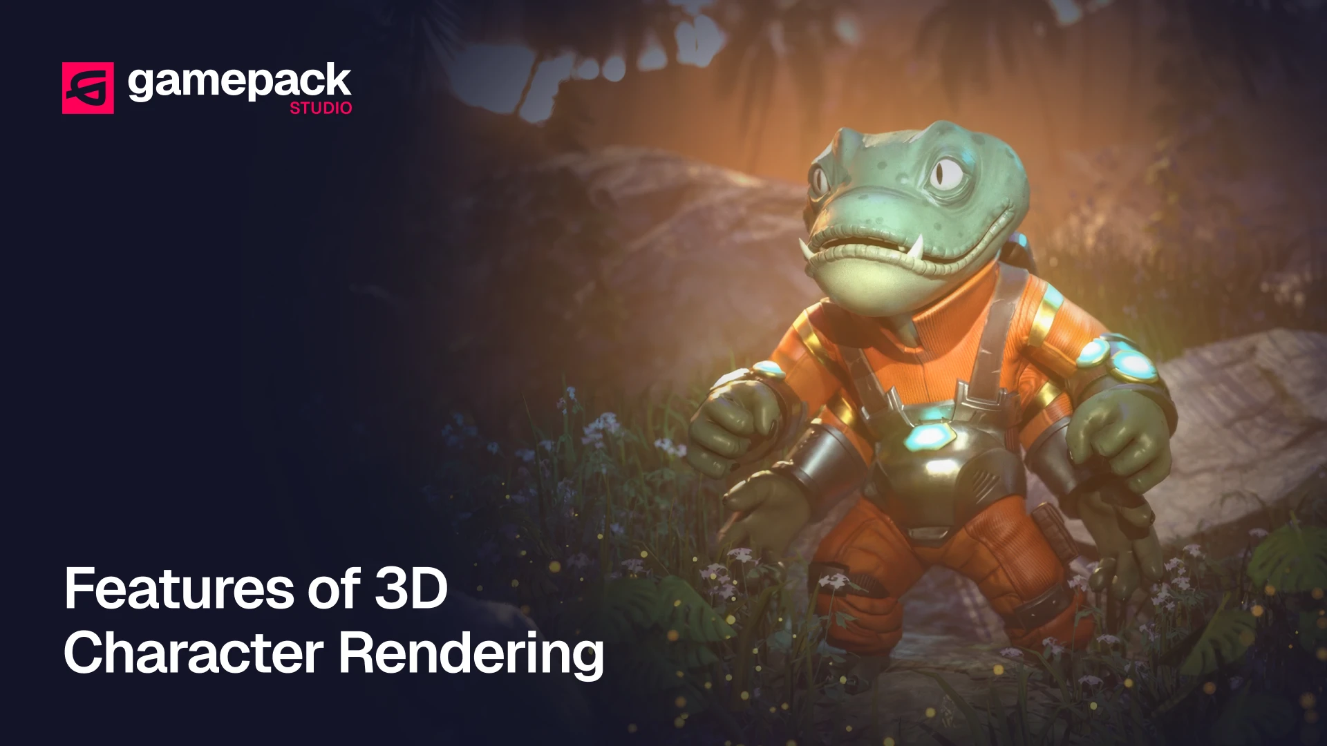 features of 3d character rendering for games