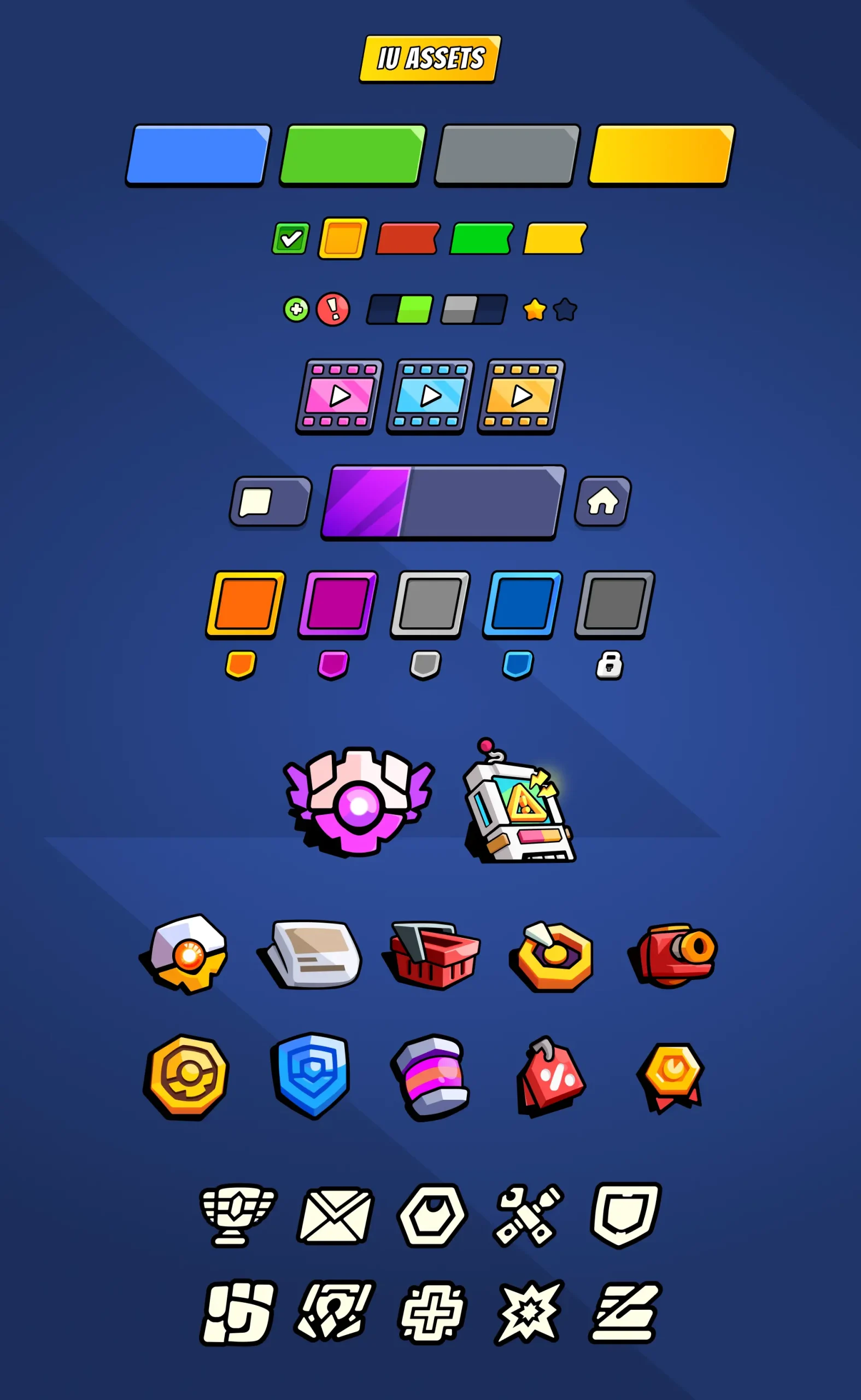 Forge Fury game UI items