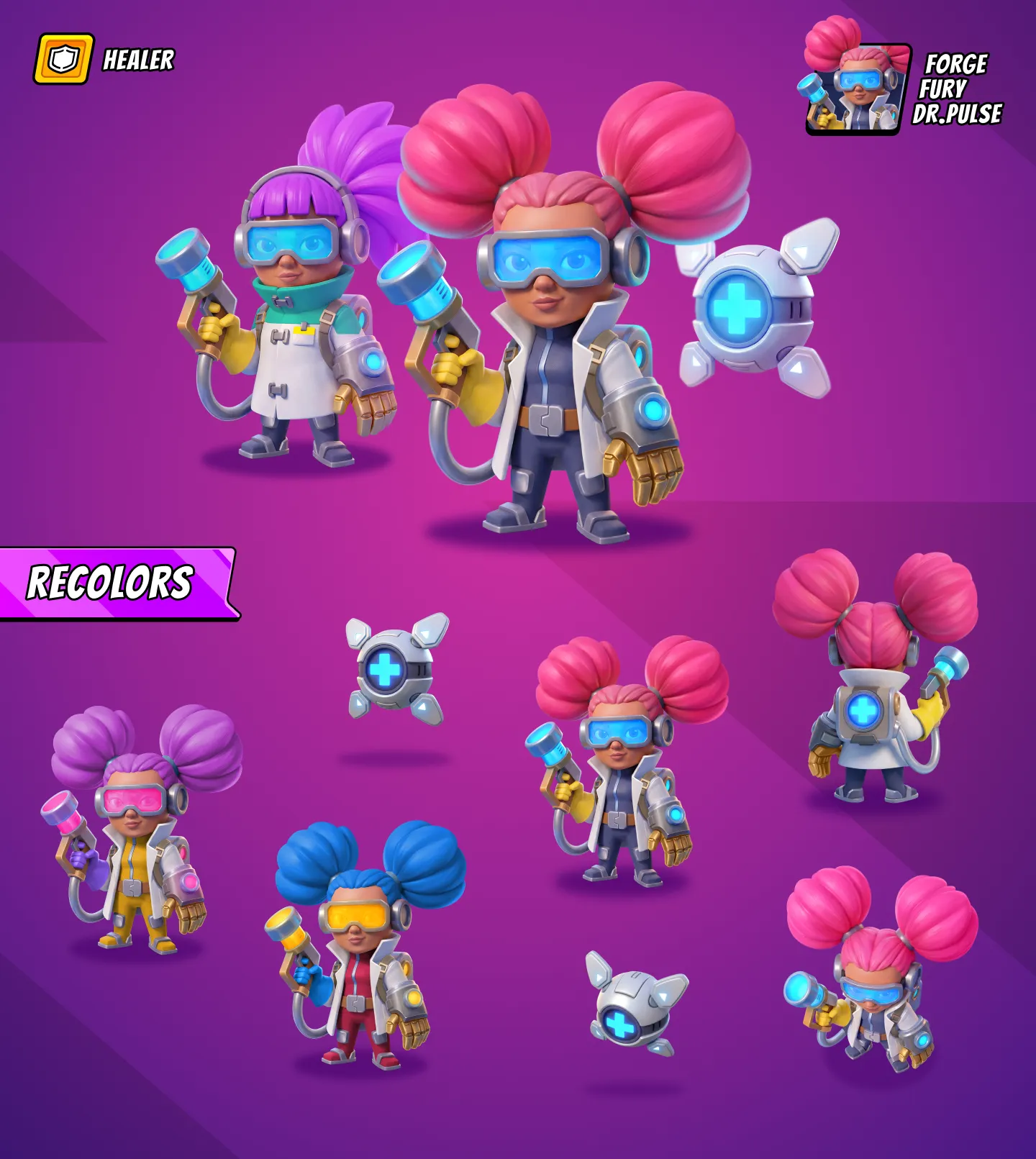 Forge Fury Game Character Healer