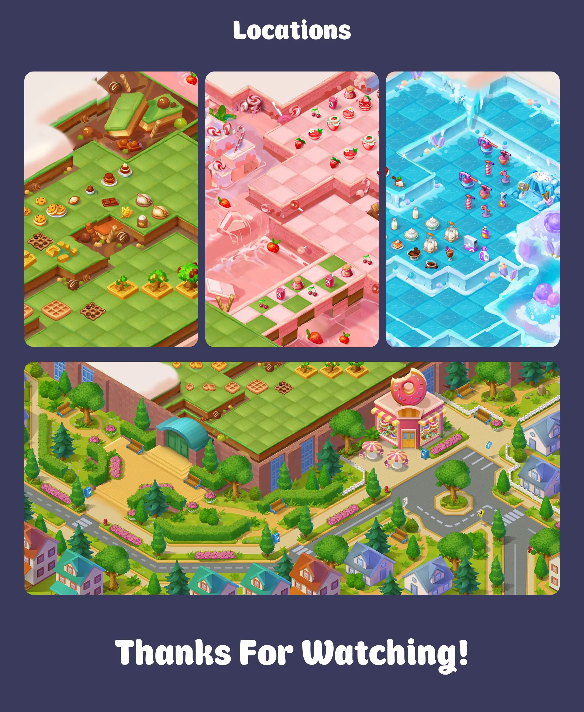 Candy Merge game locations