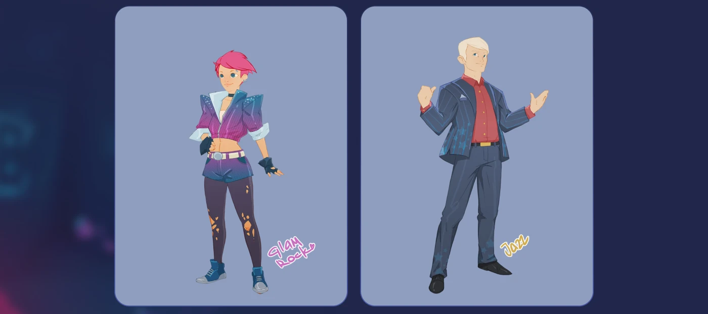 Harmony game characters