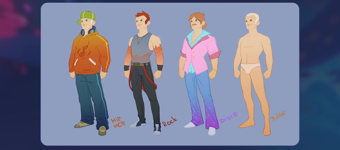 Harmony game characters