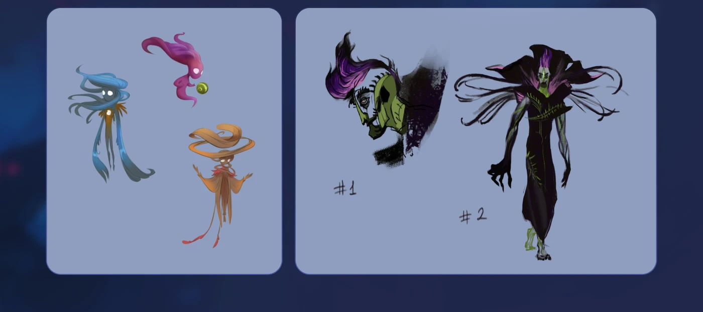 Harmony antagonist sketching