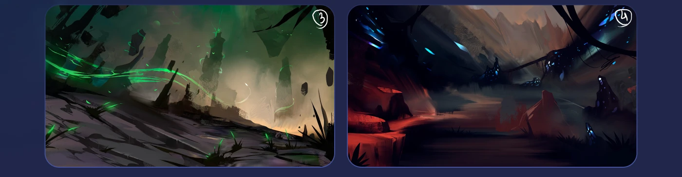 Harmony game environment