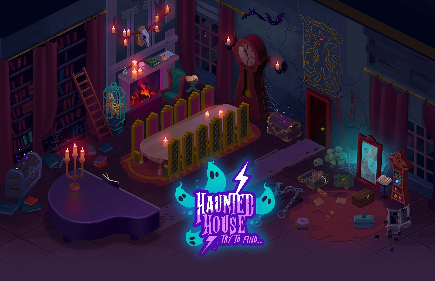 Haunted House game art project