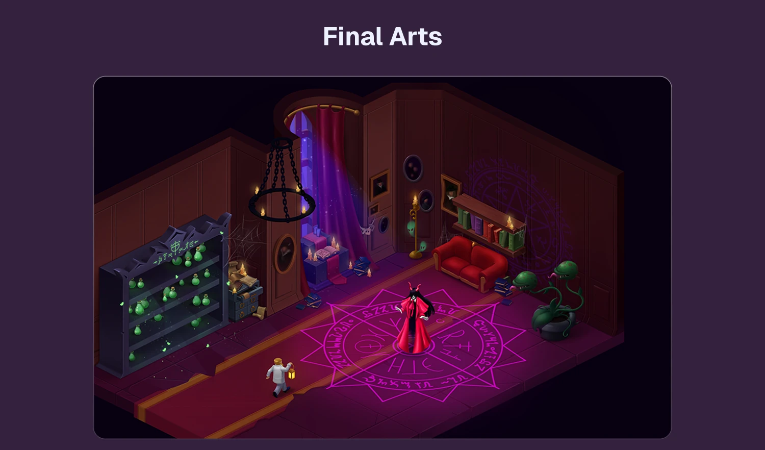 Haunted House game art