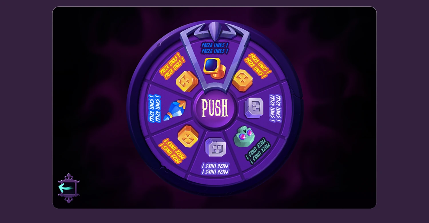 Haunted House wheel of fortune