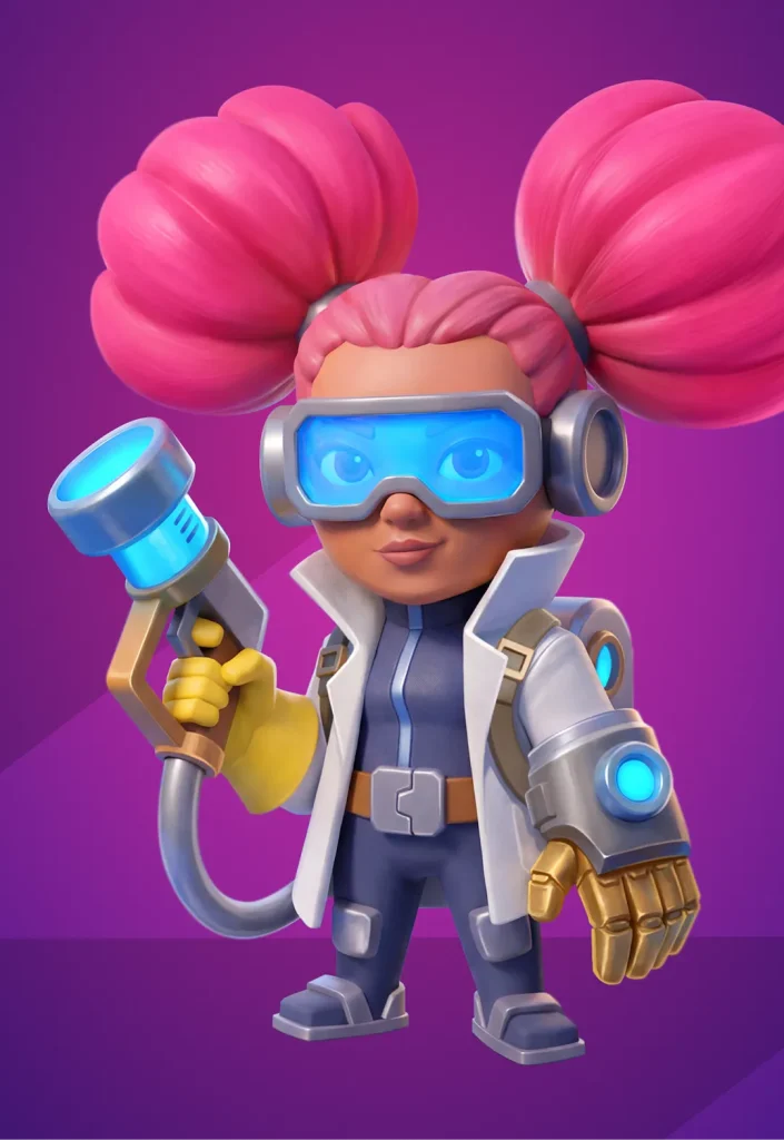 healer moba game 2d character