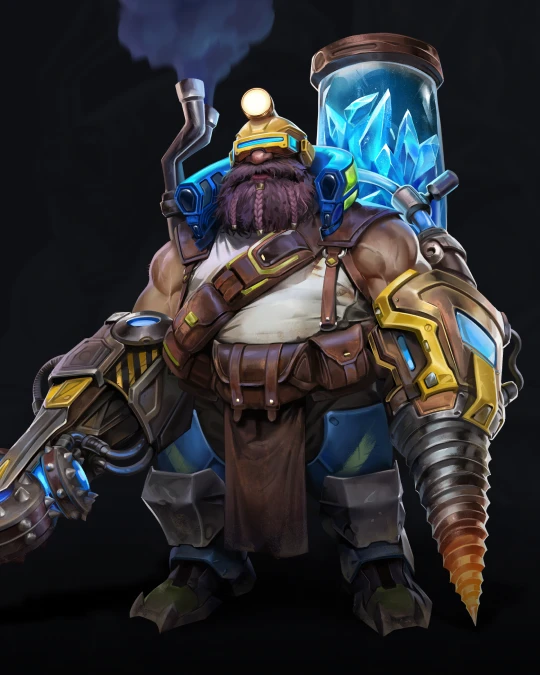 Big Drill - Legendary game of heroes character