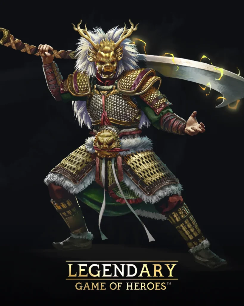 Golden Mane Warrior from Legendary game