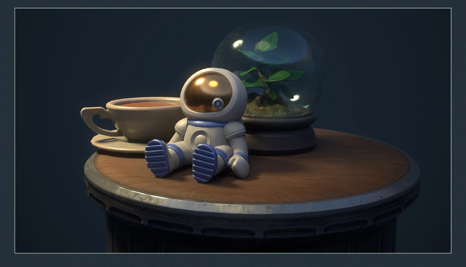 spinstar league 3d art spaceman