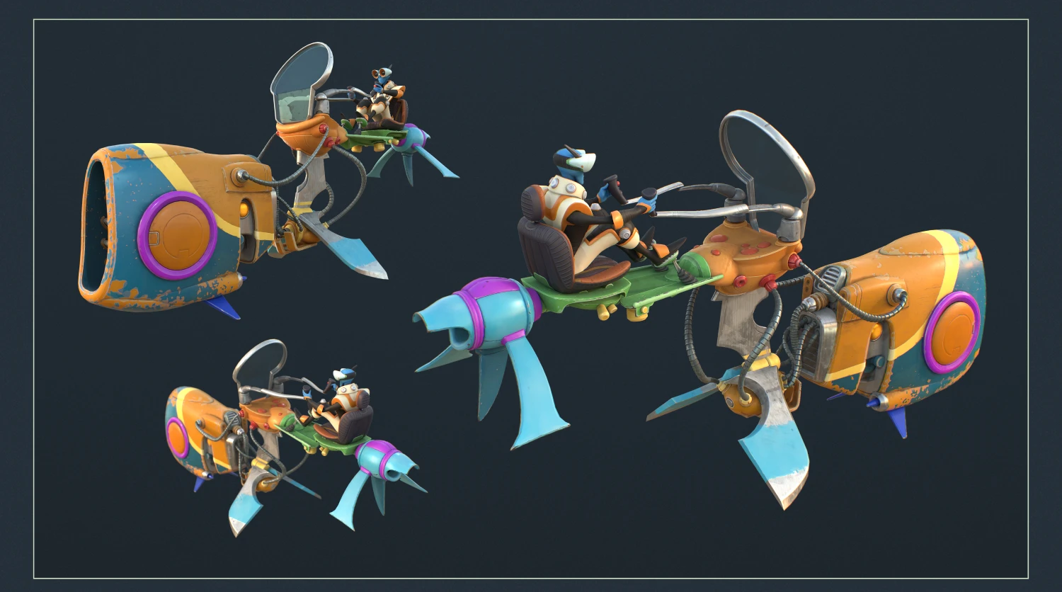 spinstar league - 3d racing sci-fi vehicle
