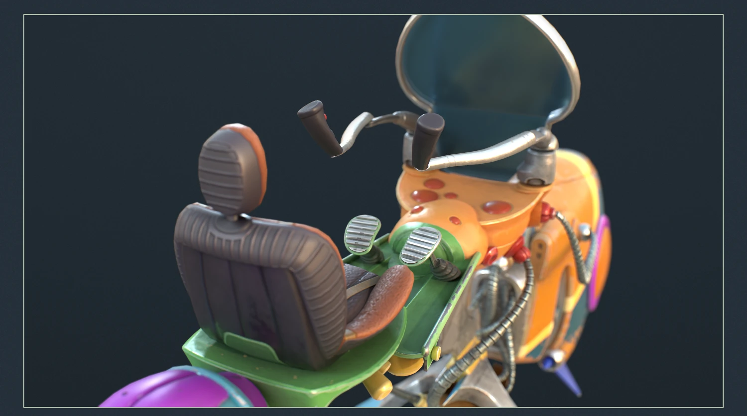 spinstar league - 3d racing sci-fi vehicle back