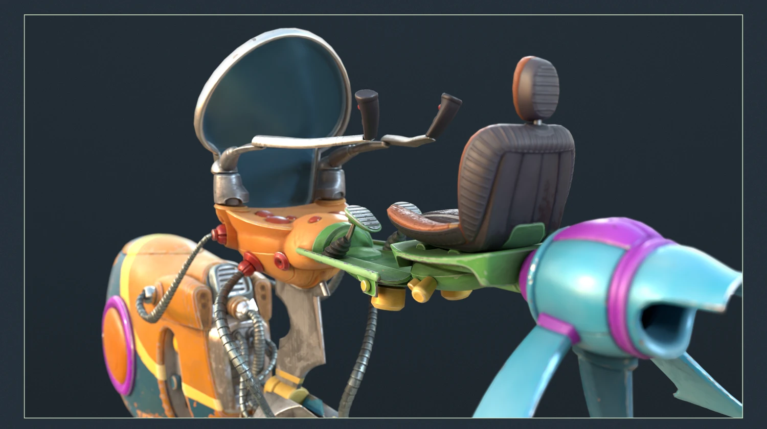 spinstar league - 3d racing sci-fi vehicle back