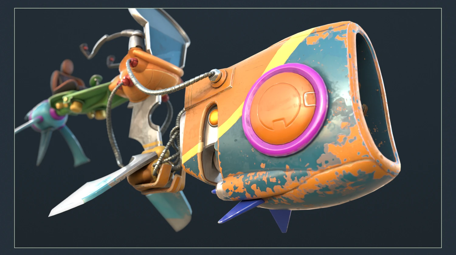 spinstar league - 3d racing sci-fi vehicle bottom
