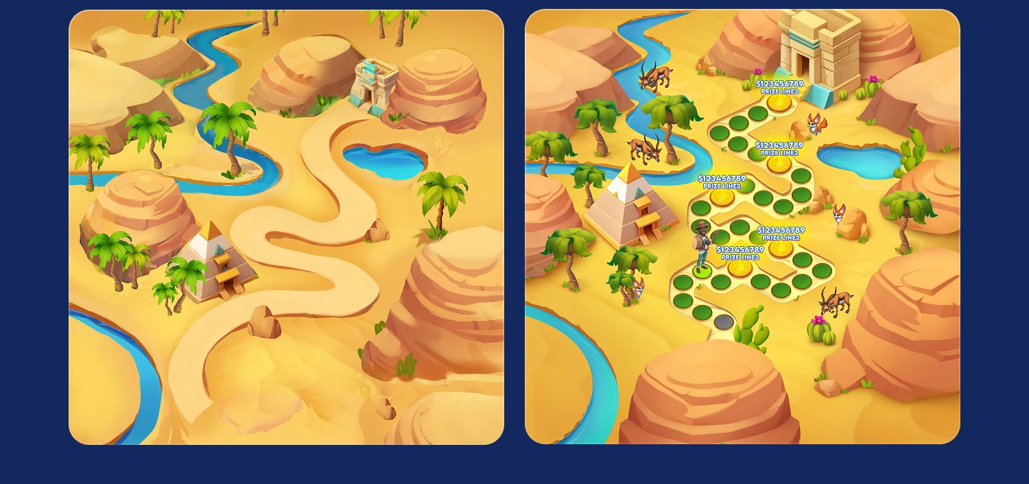 Wilderness Wonders game board Egypt