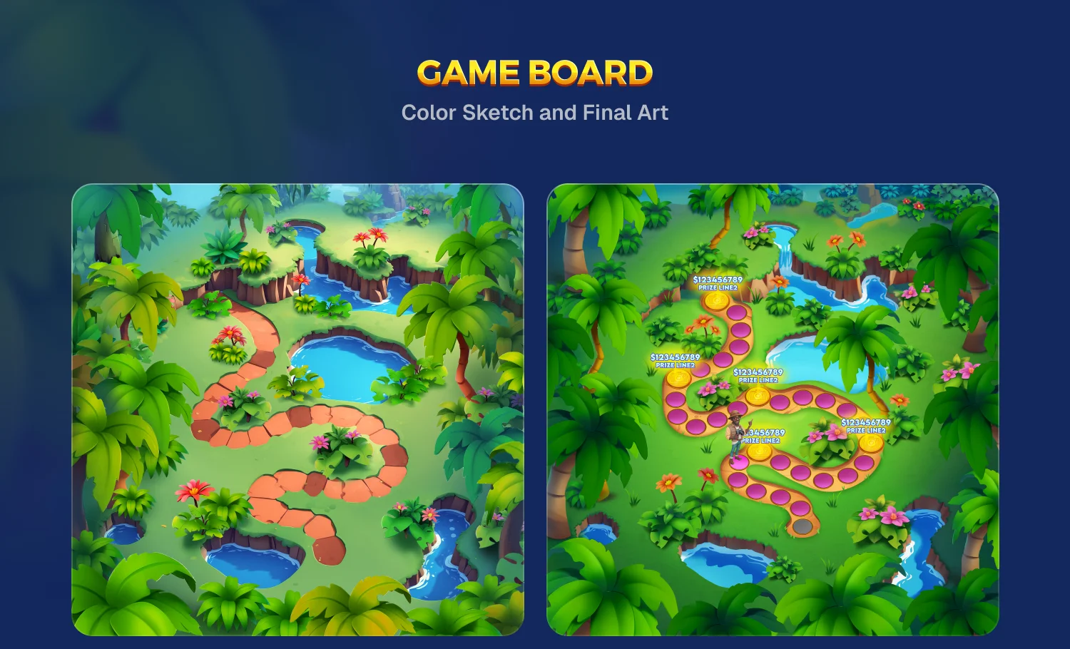 Wilderness Wonders game board jungle