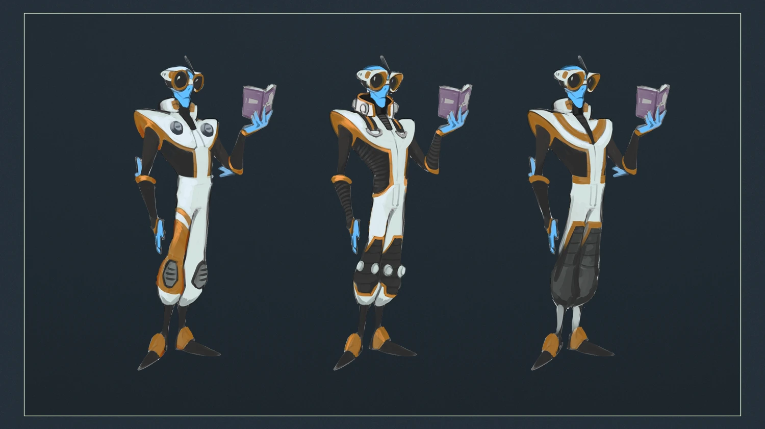 starspin league cosmic racer game character concept